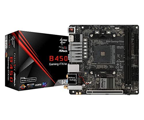 MB ASRock B450 Gaming-ITX/ac AM4 M-ITX HDMI/DP DDR4 Retail - AMD